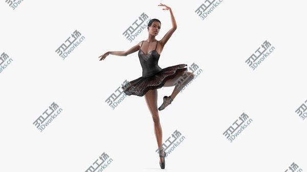 images/goods_img/20210312/Dark Skinned Black Ballerina Rigged 3D model/1.jpg